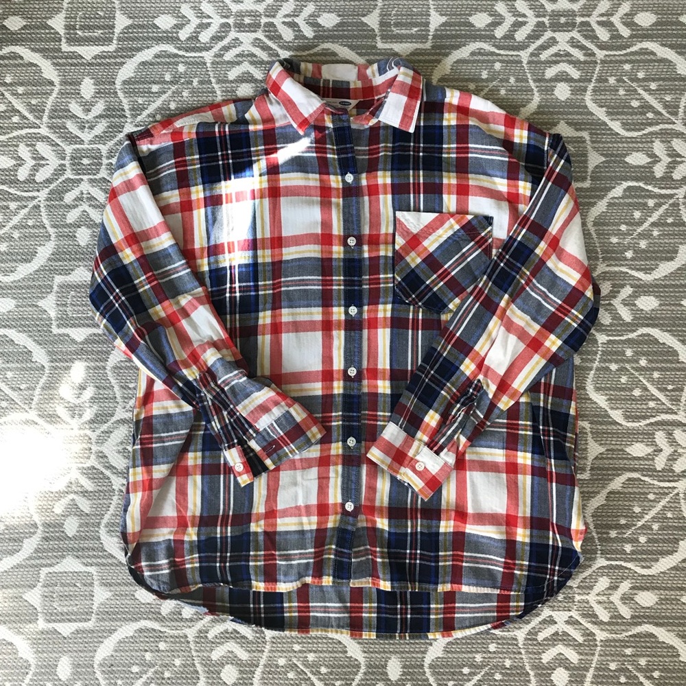 Old Navy Classic Flannel Shirt, XL